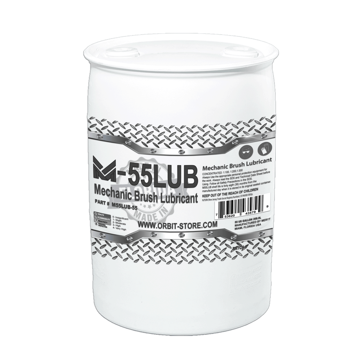 M55 LUB Mechanic Brush Lubricant  55 US Gallons 208.19L