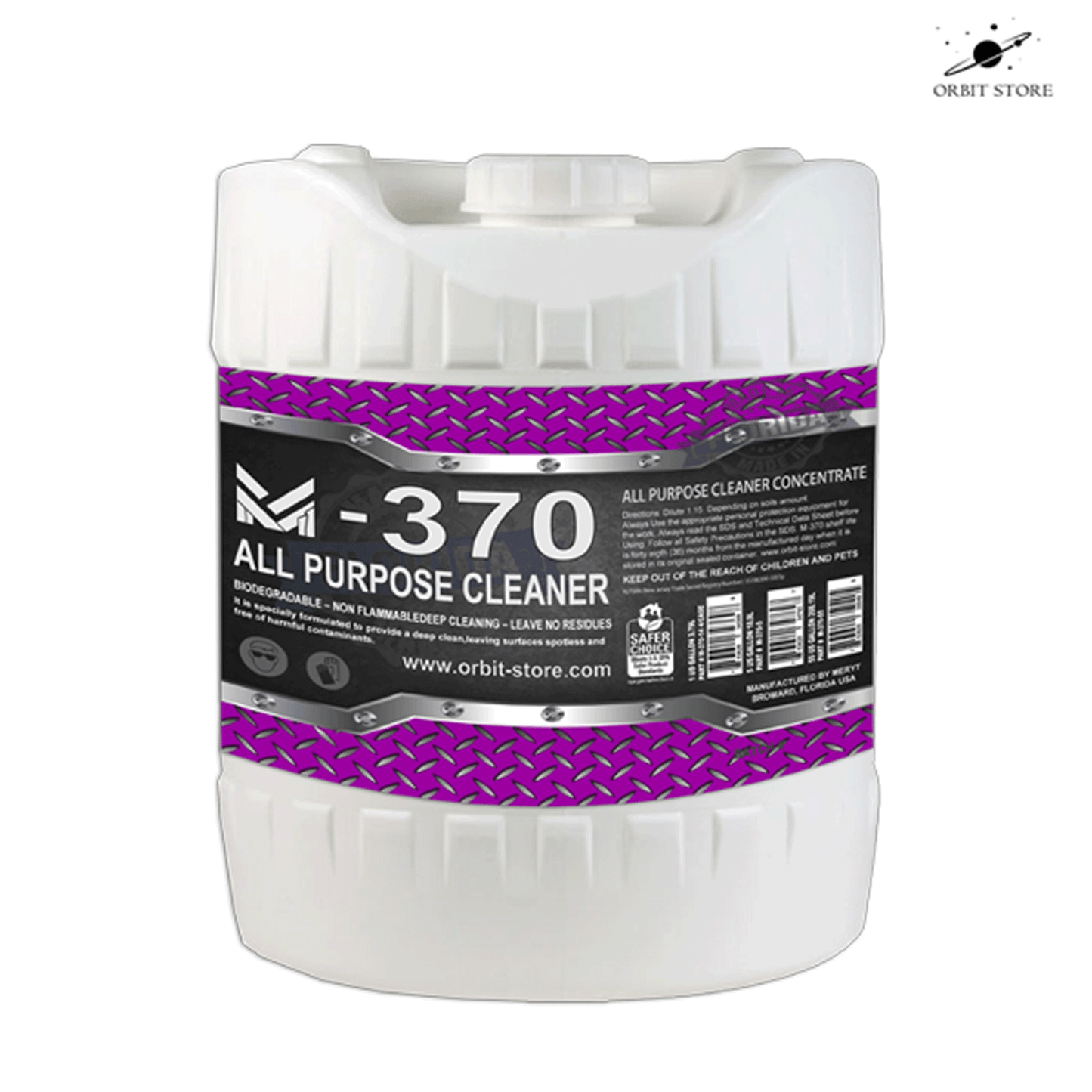 M370 All Purpose Cleaner CONCENTRATE Part No. M3705  5 US Gallons 18.9 L