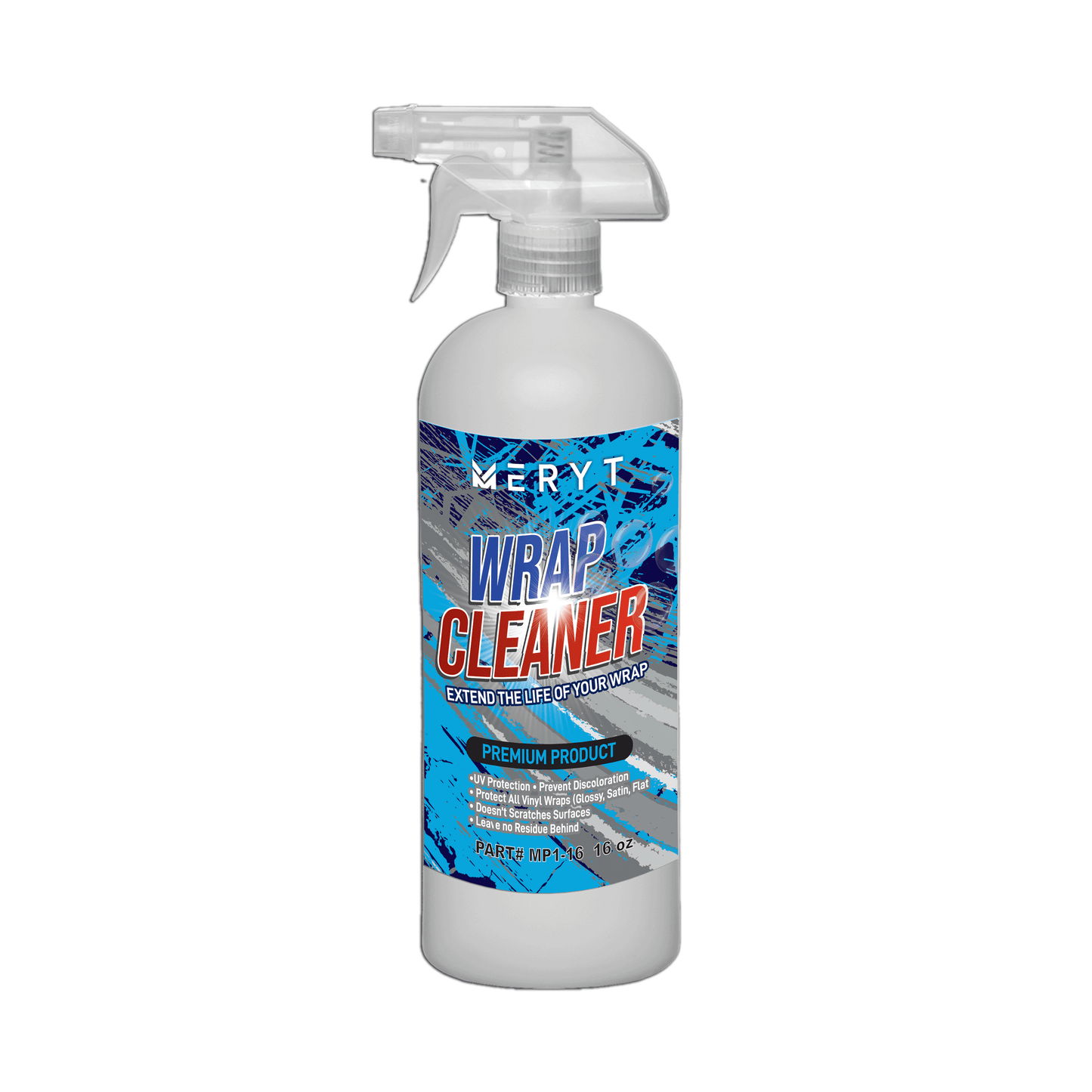 MERYT Wrap Cleaner MP1-16 16oz Spray Bottle