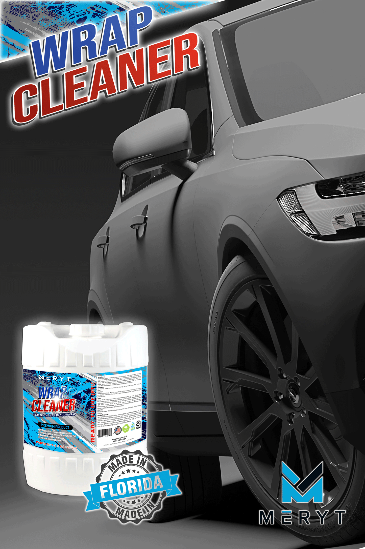 MERYT Wrap Cleaner MP1-5 5 US Gallons